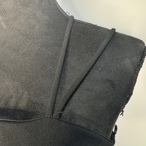 Zara Black Sleeveless Mini Dress Black - Picture 6 of 10